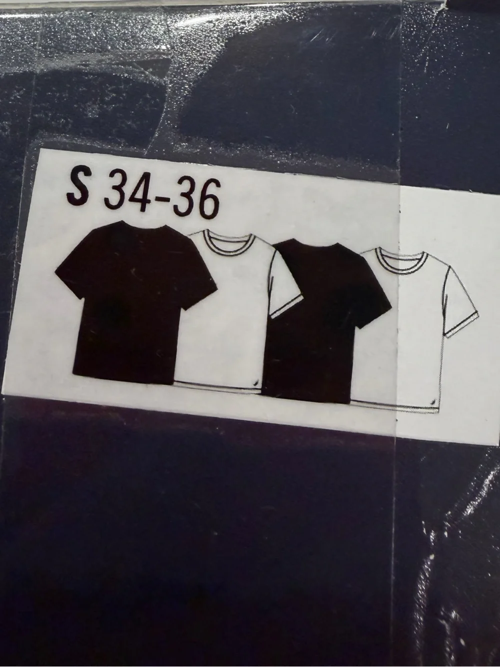 Nautica Men's Cotton Crew Neck Tees - White & Black Pack Size S NWT